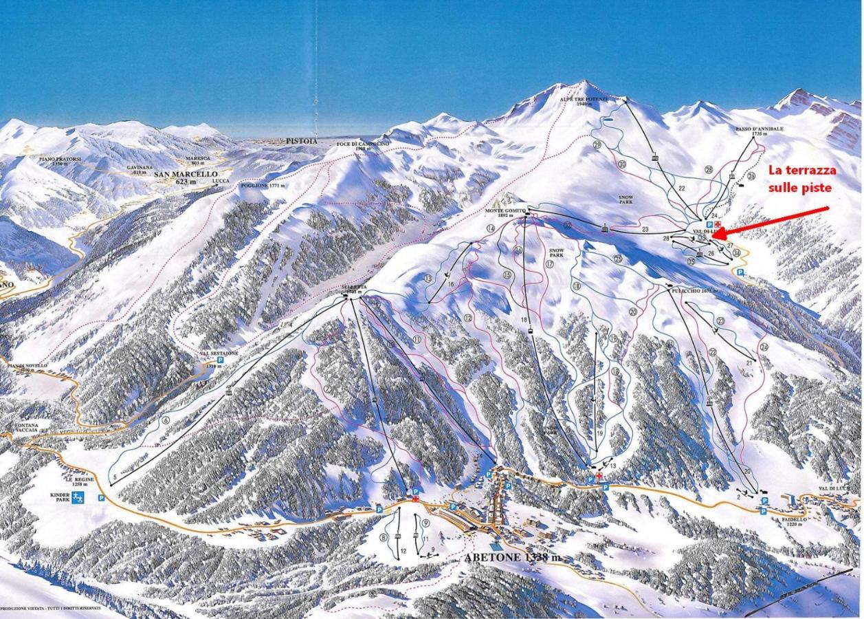 La Terrazza Sulle Piste Val Di Luce - Biancheria Inclusa アベトーネ エクステリア 写真