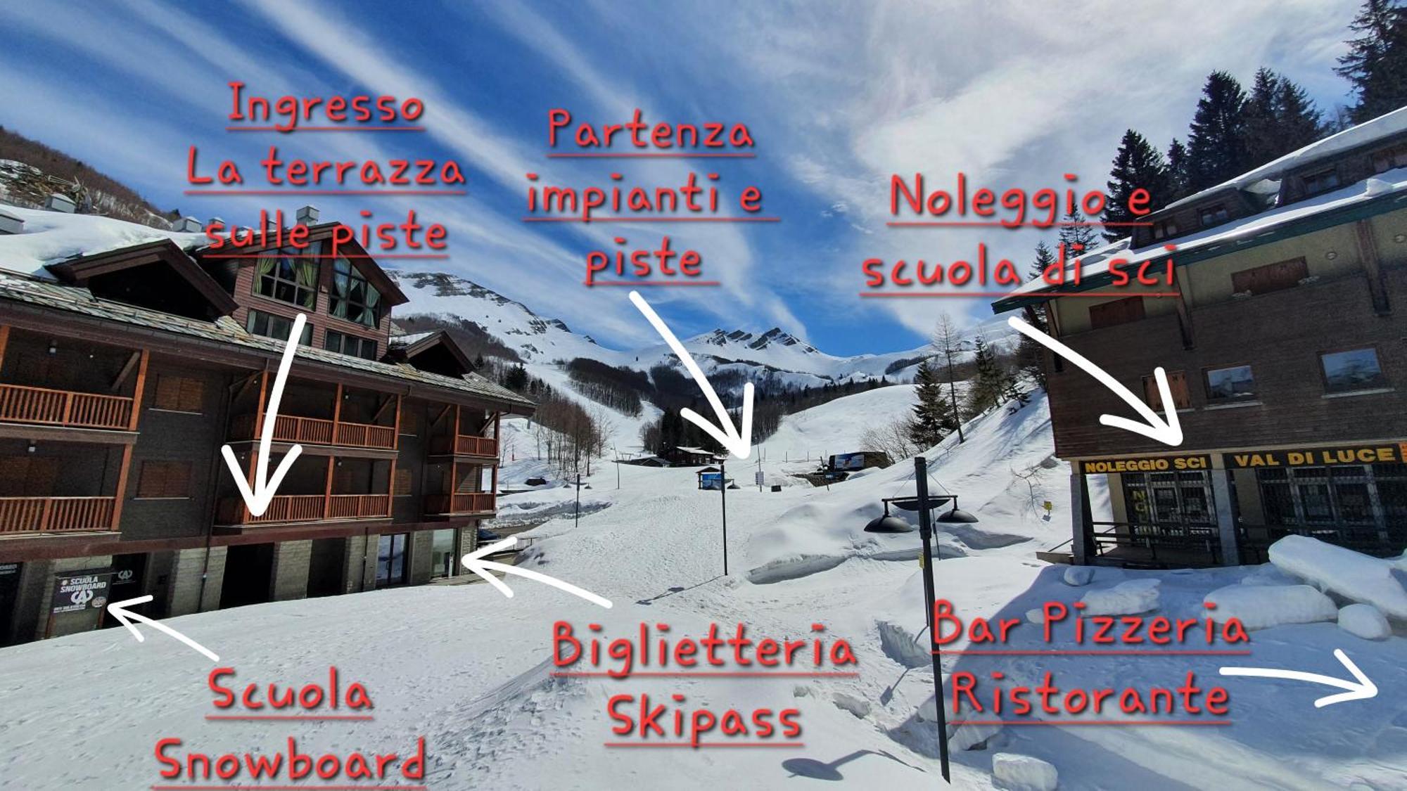 La Terrazza Sulle Piste Val Di Luce - Biancheria Inclusa アベトーネ エクステリア 写真